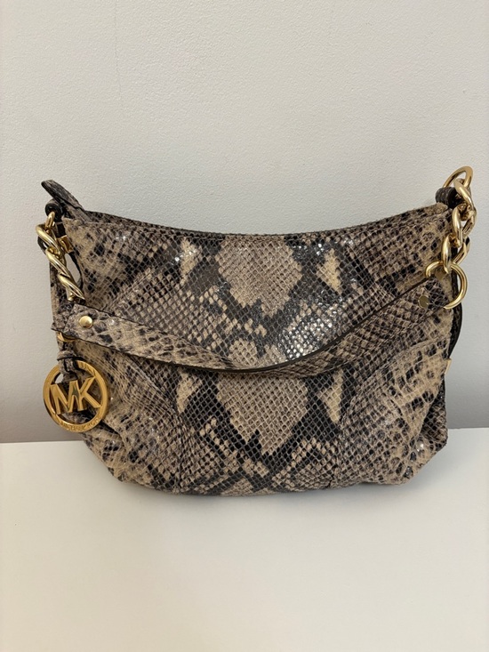 Michael Kors Handbags - Michael Kors 🐍 Snake-Print Shoulder Bag